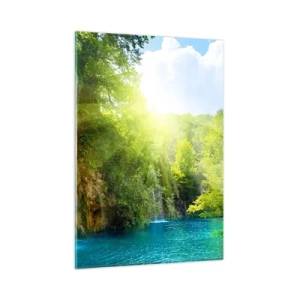 Tablou pe sticlă - Trebuie să fie Edenul - 50x70 cm