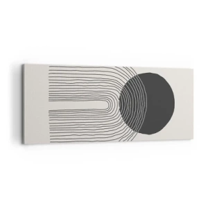 Tablou pe pânză - Tremurând și încrezător - 100x40 cm