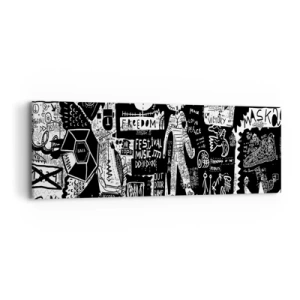 Tablou pe pânză - Tinerețea duhovnicească a legii și a bucuriei - 90x30 cm