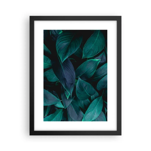 Poster în ramă neagră - Verdeața în sine - 30x40 cm