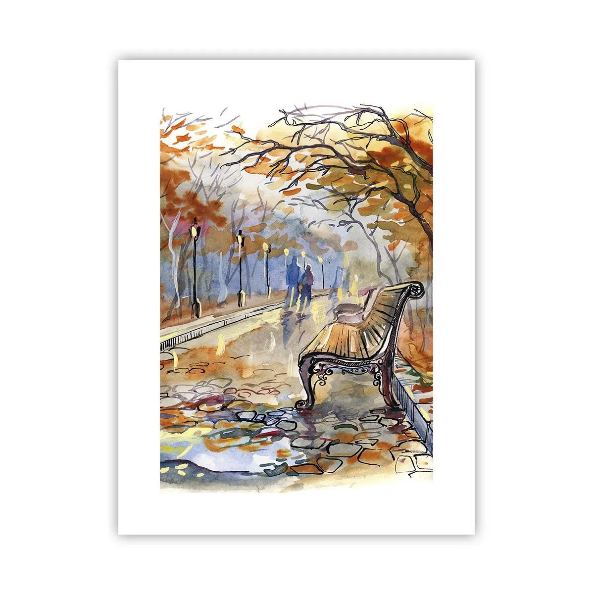 Poster - Pășim împreună în toamnă - 30x40 cm