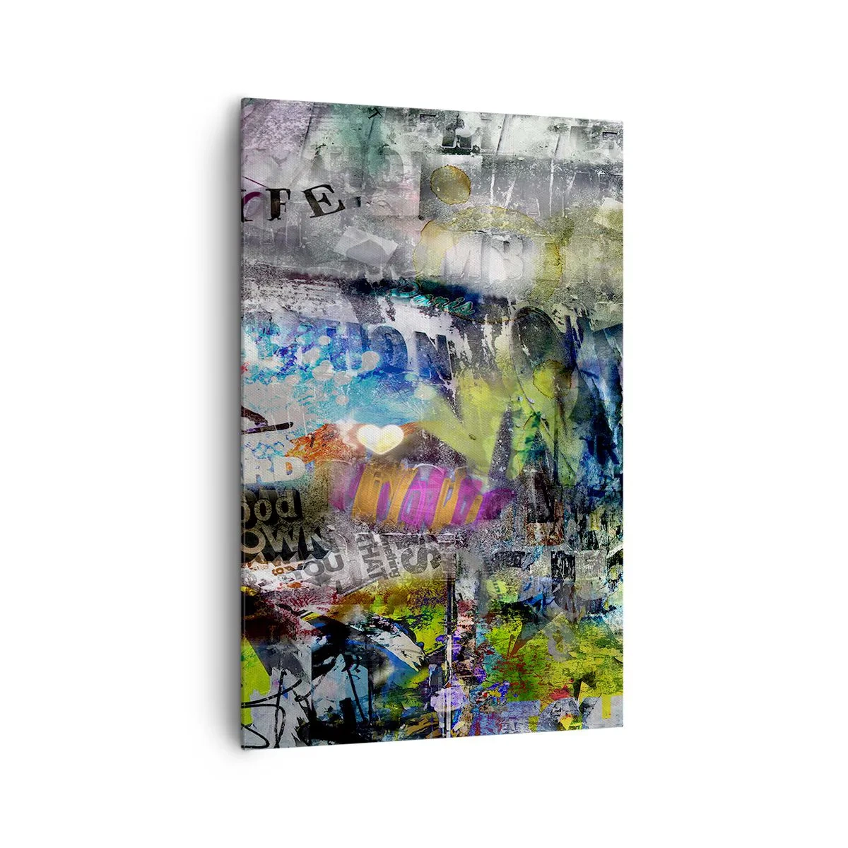 Tablou pe pânză - Colaj de amintiri - 80x120 cm