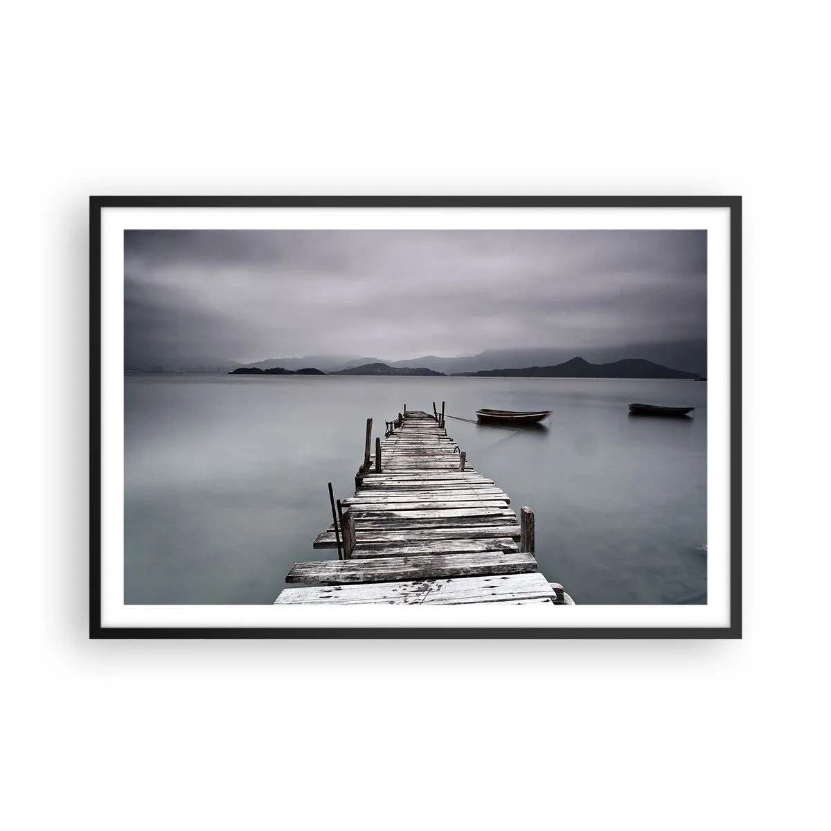 Poster în ramă neagră - Poți pleca mâine - 91x61 cm