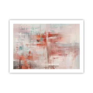 Poster - În ceață. Dar roz - 70x50 cm