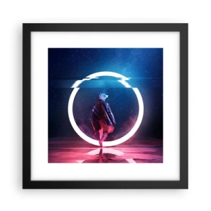 Poster în ramă neagră - Între lumi - 30x30 cm