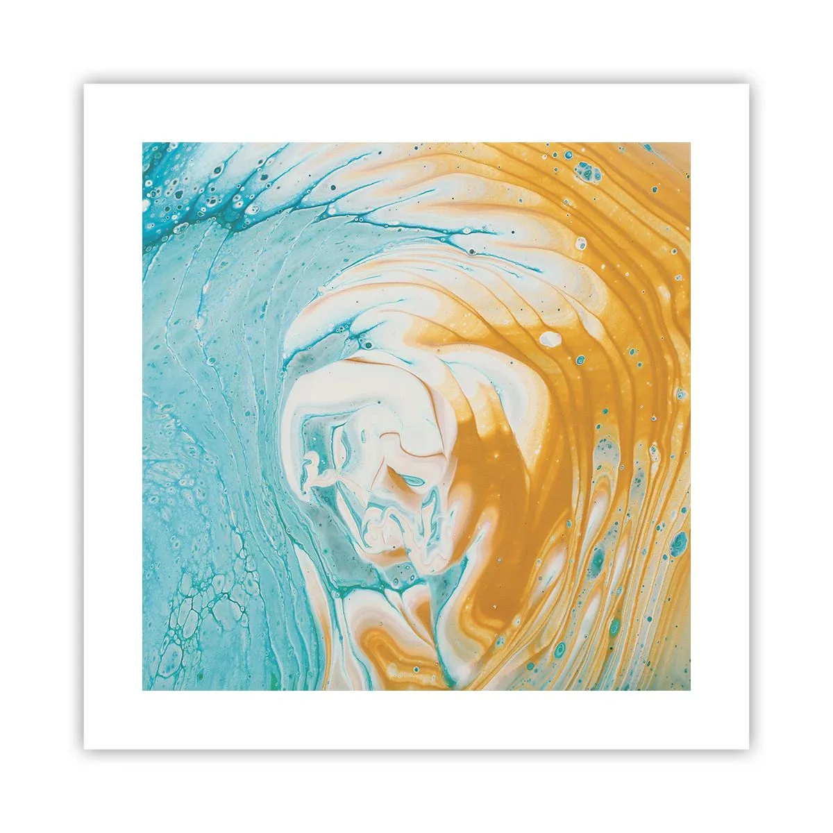 Poster - Vârtej de pastel - 40x40 cm