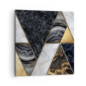 Tablou pe pânză - Piatră cu piatră - 50x50 cm