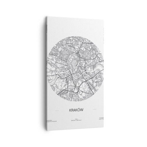 Tablou pe pânză - Anatomia Cracoviei - 45x80 cm