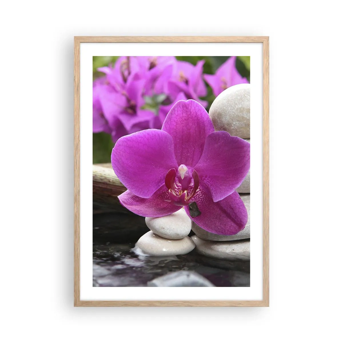 Poster în ramă de stejar deschis - Te odihnești deja - 50x70 cm