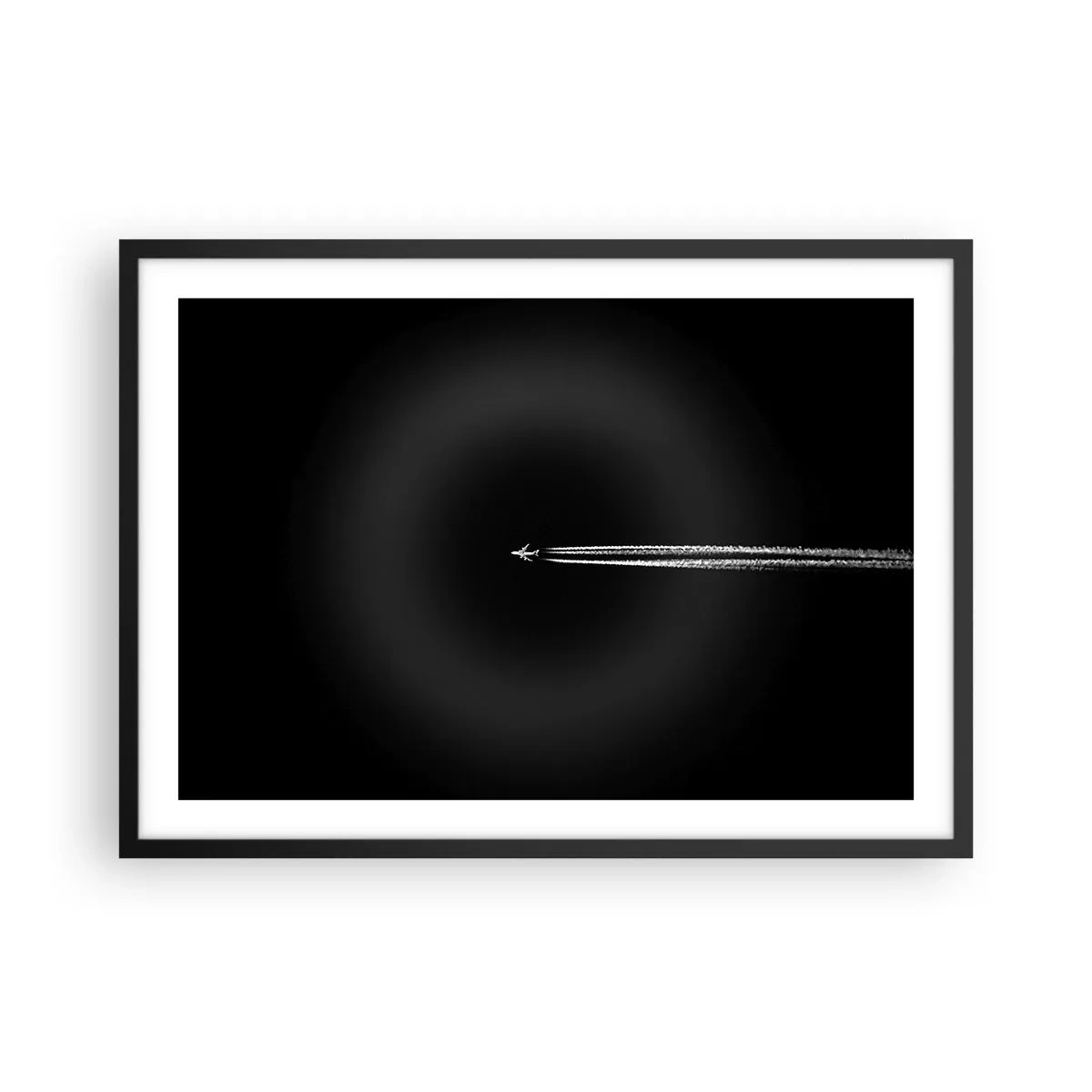 Poster în ramă neagră - Într-o altă dimensiune - 70x50 cm