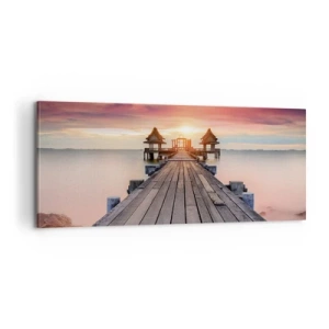 Tablou pe pânză - Vestul la est - 100x40 cm