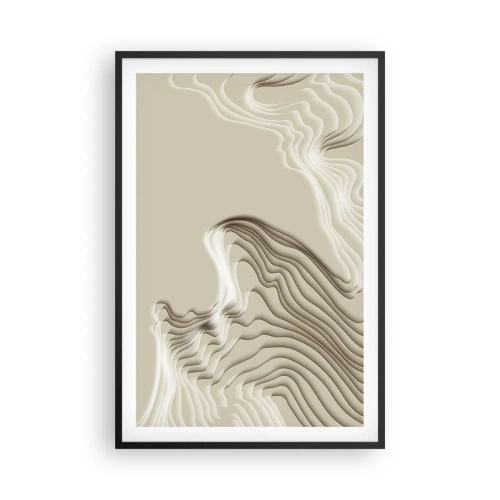 Poster în ramă neagră - Topografia artei - 61x91 cm