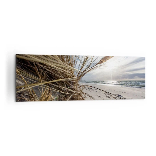 Tablou pe pânză - O întâlnire a elementelor - 160x50 cm