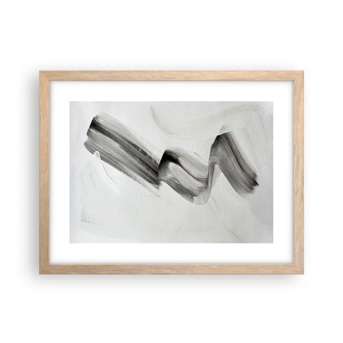 Poster în ramă de stejar deschis - Doar pentru distracție - 40x30 cm