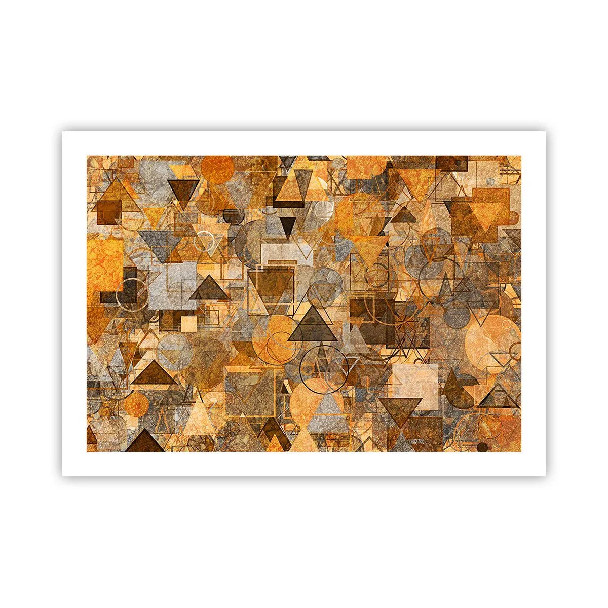 Poster - Lumea băgată în formă - 70x50 cm