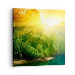 Tablou pe pânză - Scufundare în soare și umbră - 30x30 cm