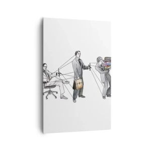 Tablou pe pânză - Fiecare are stăpânul său - 80x120 cm