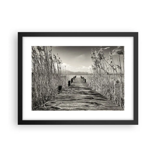 Poster în ramă neagră - În intimitatea ierburilor - 40x30 cm