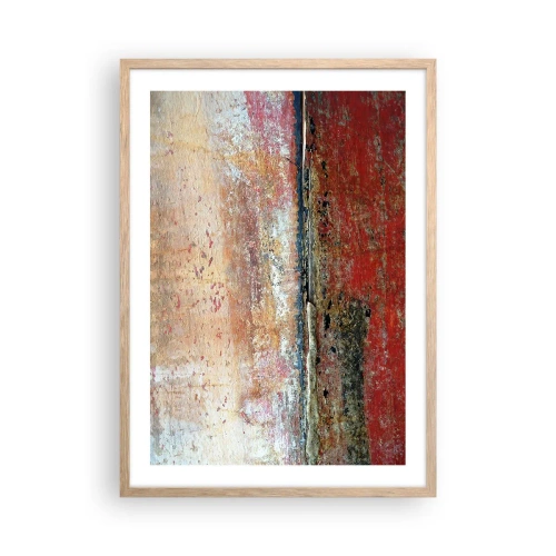 Poster în ramă de stejar deschis - Oare este marea? - 50x70 cm