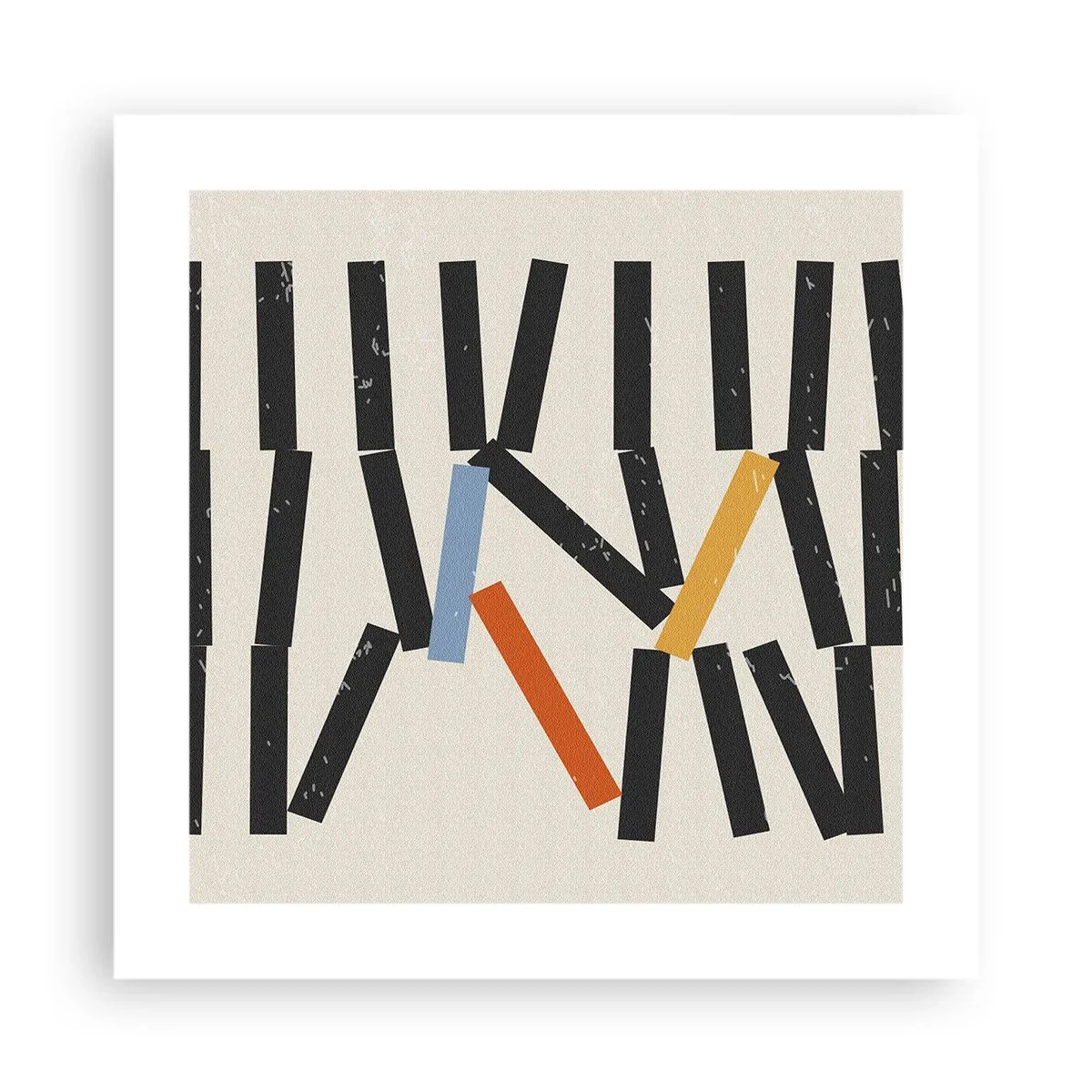 Poster - Domino - compoziție - 40x40 cm