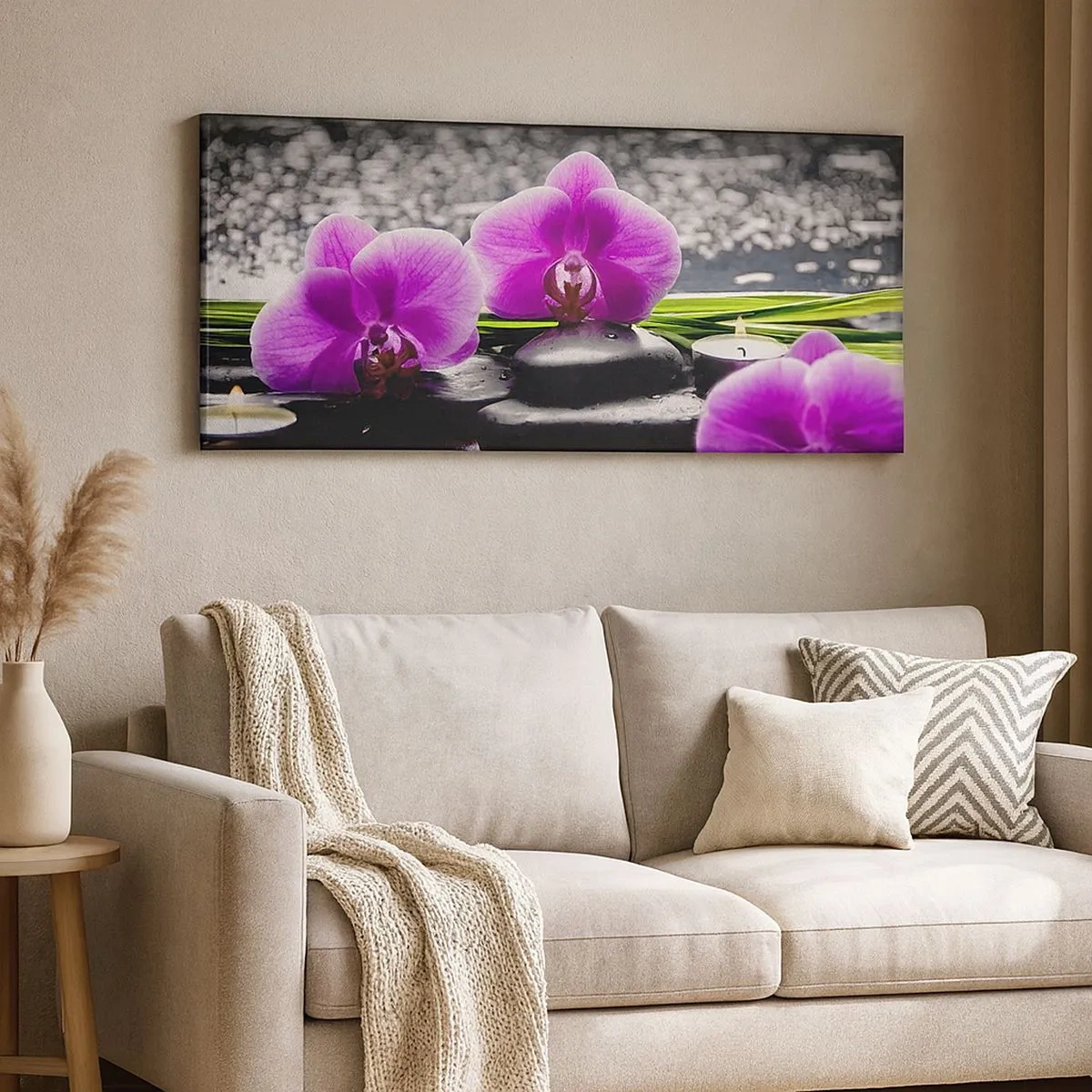 Tablou pe pânză - Să te scufunzi în pace și liniște - 100x40 cm