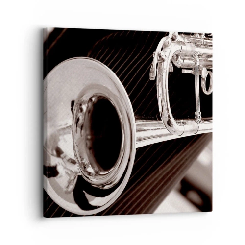 Tablou pe pânză - O călătorie muzicală în anii `30 - 30x30 cm