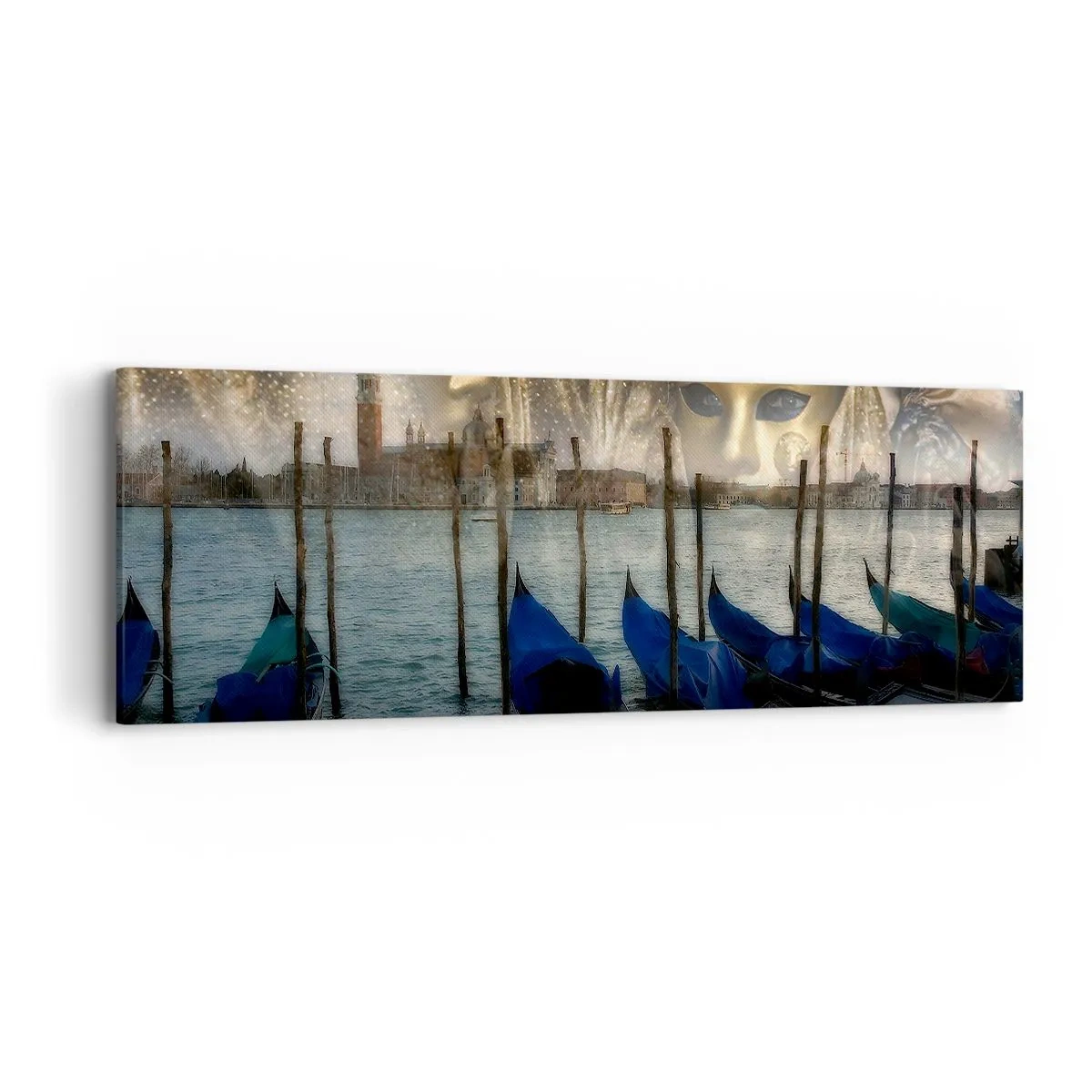 Tablou pe pânză - Să înceapă carnavalul - 90x30 cm