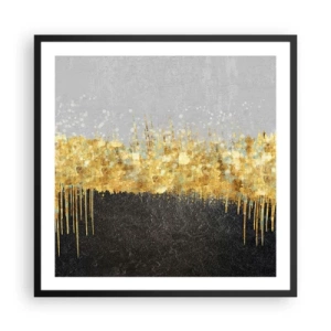 Poster în ramă neagră - Înăuntru și în sus - 60x60 cm