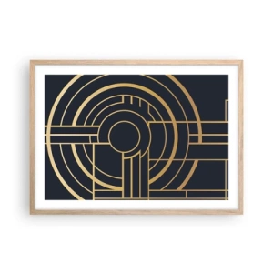 Poster în ramă de stejar deschis - Întoarcerea lucrurilor - 70x50 cm