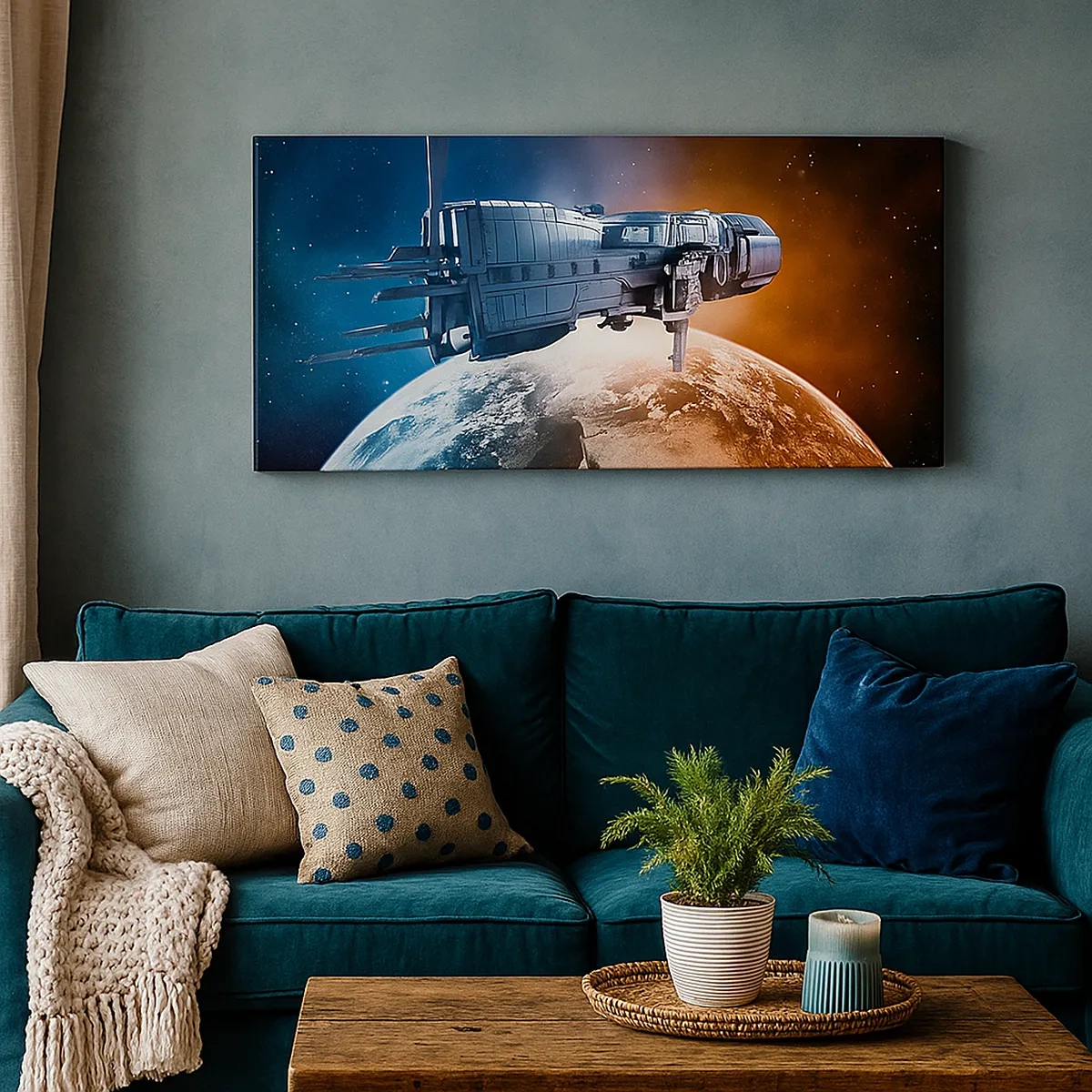 Tablou pe pânză - Observator atent - 30x30 cm