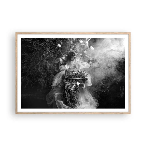 Poster în ramă de stejar deschis - Mama însăși - Natura - 100x70 cm