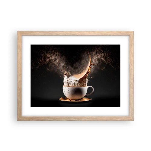 Poster în ramă de stejar deschis - O explozie de arome - 40x30 cm
