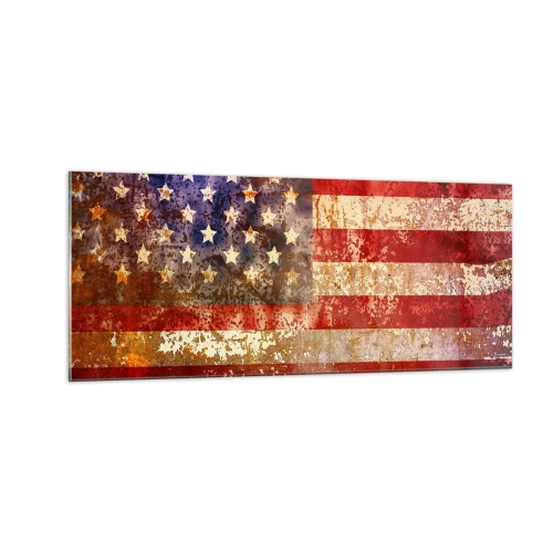 Tablou pe sticlă - Gloria nu trece - 100x40 cm