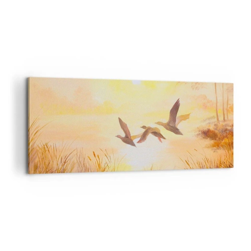 Tablou pe pânză - Începutul unei lungi călătorii - 100x40 cm
