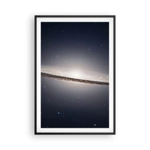 Poster în ramă neagră - Cu mult timp în urmă, într-o galaxie foarte, foarte îndepărtată... - 61x91 cm