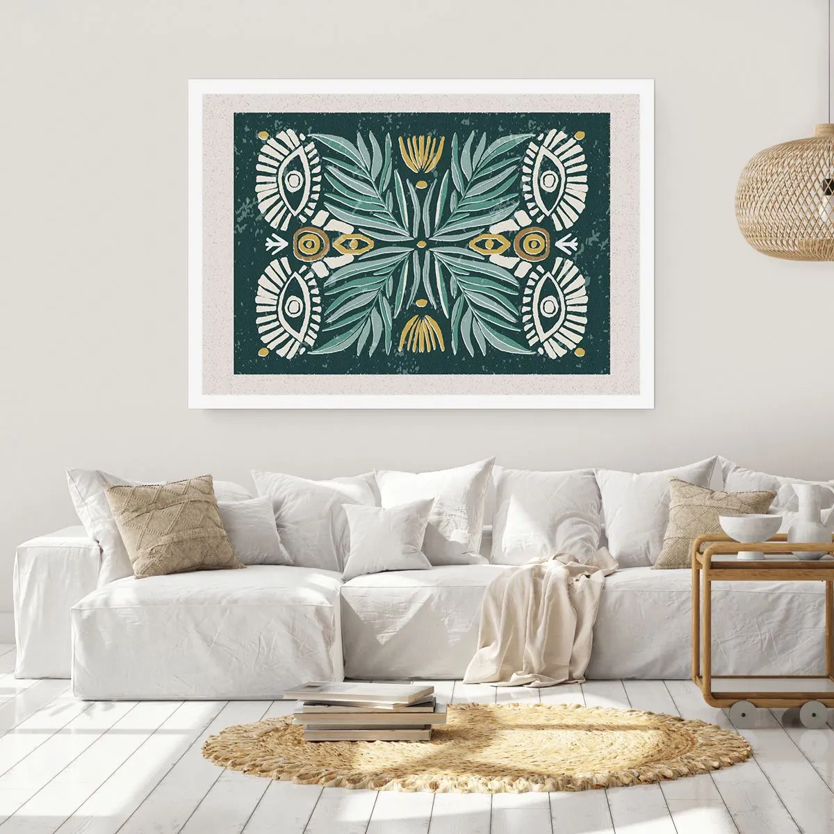 Poster - Ca un decupaj folcloric - 100x70 cm