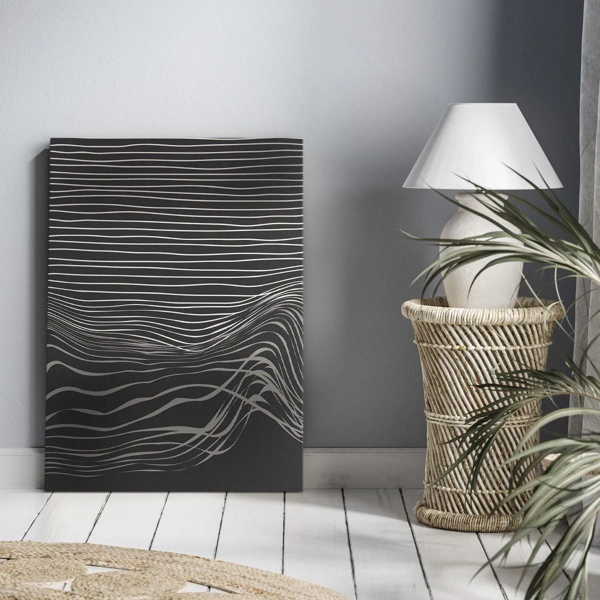 Tablou pe pânză - Ritm și accent - 45x80 cm