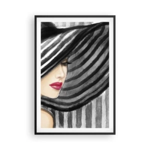 Poster în ramă neagră - Unde te pot găsi? - 61x91 cm