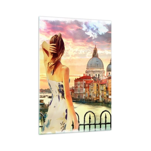 Tablou pe sticlă - Când vine vorba de aventură, doar în... - 70x100 cm