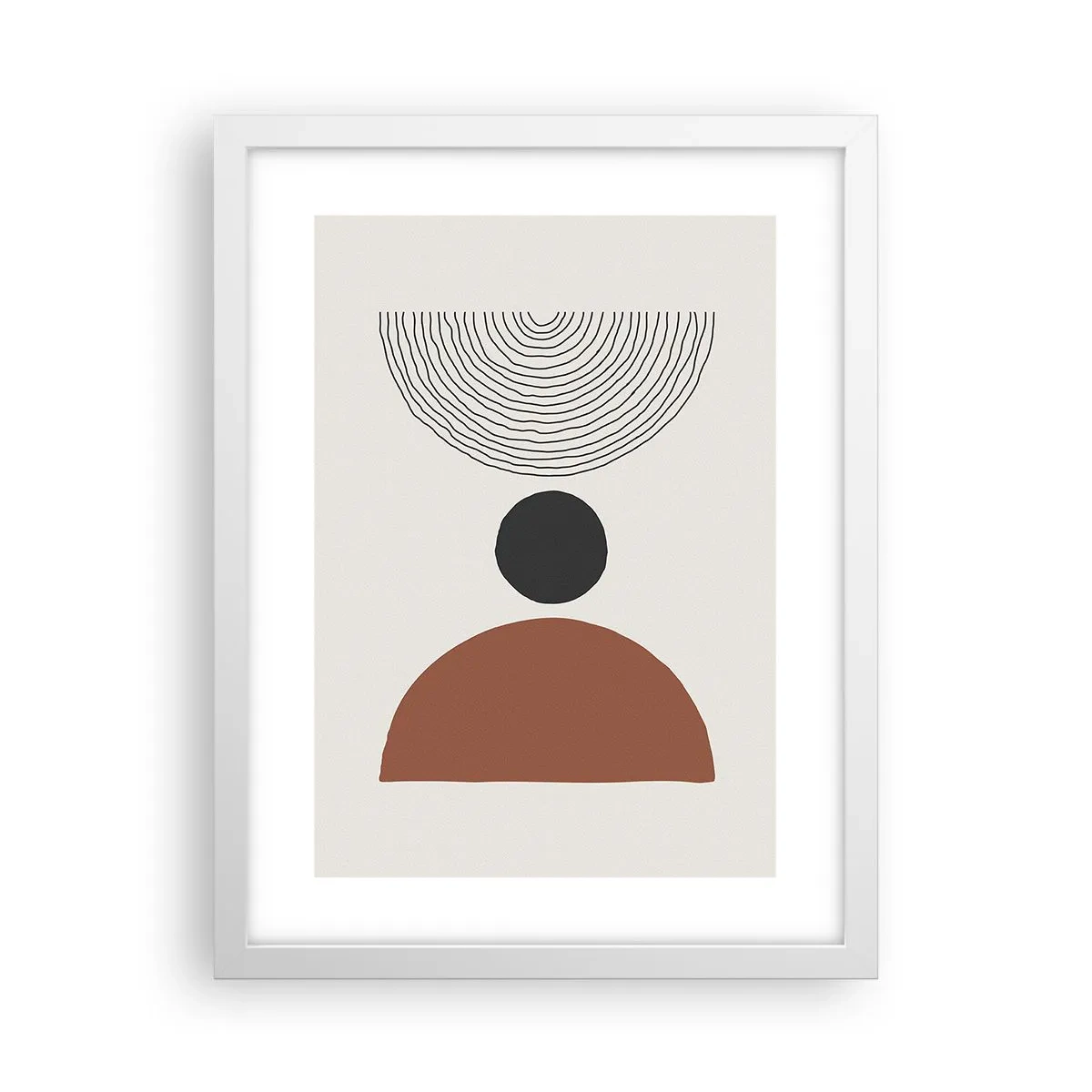 Poster în ramă albă - În centrul atenției - 30x40 cm