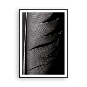 Poster în ramă neagră - Pana - o construcție minunată - 70x100 cm