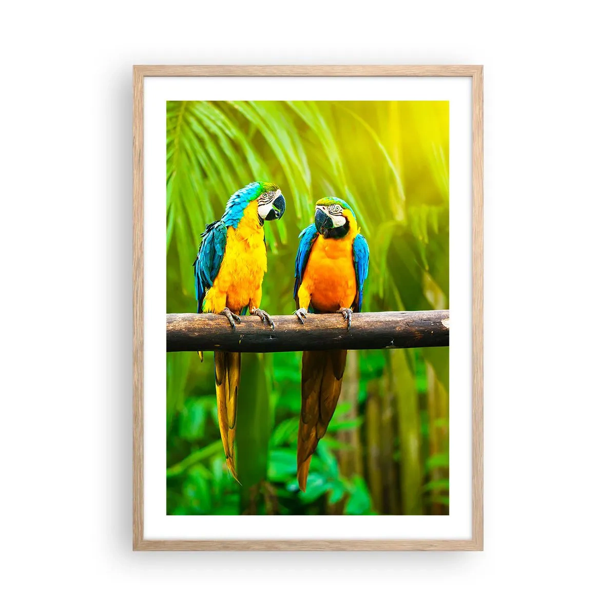 Poster în ramă de stejar deschis - Și ai auzit că ea...? - 50x70 cm