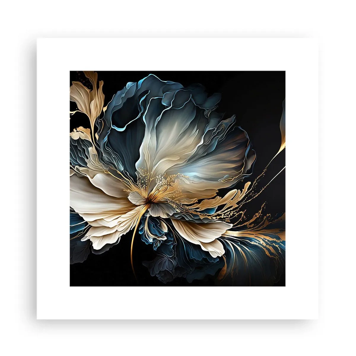 Poster - Povestea unei flori de iubire - 30x30 cm