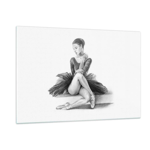 Tablou pe sticlă - Încântată de dans - 120x80 cm