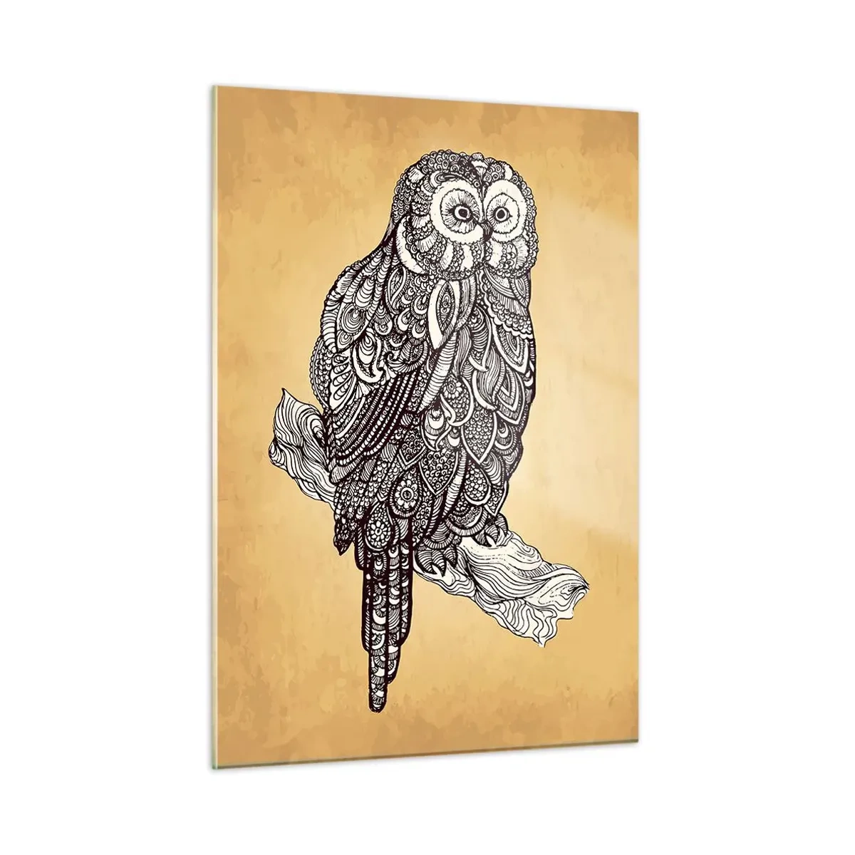 Tablou pe sticlă - Ornamente complicate de înțelepciune - 50x70 cm