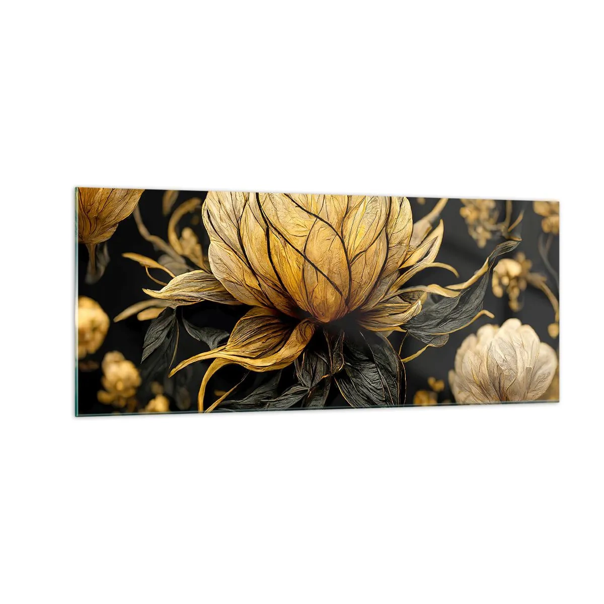 Tablou pe sticlă - Fragilitate subtilă - 100x40 cm