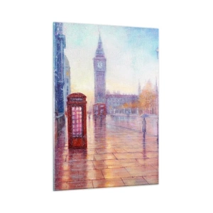 Tablou pe sticlă - O zi de toamnă londoneză - 50x70 cm