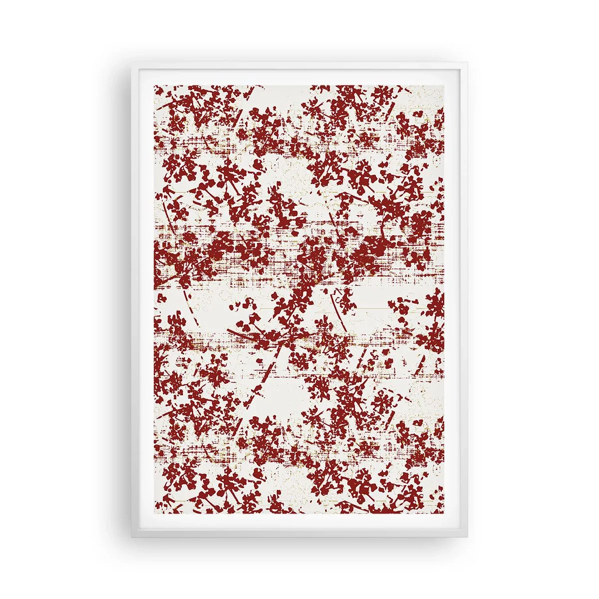 Poster în ramă albă - Ca un percal vechi - 70x100 cm