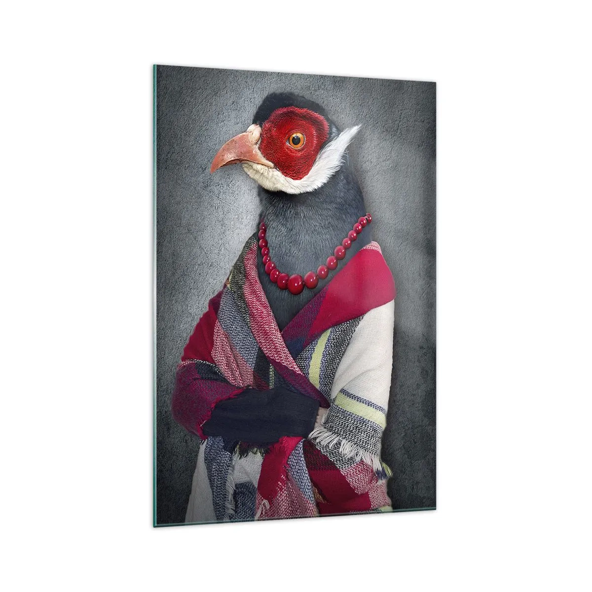 Tablou pe sticlă - Ce caut eu aici!? - 70x100 cm