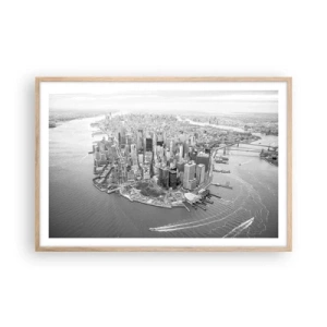 Poster în ramă de stejar deschis - Cum să nu iubești? - 91x61 cm